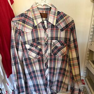 Western shirt with snaps